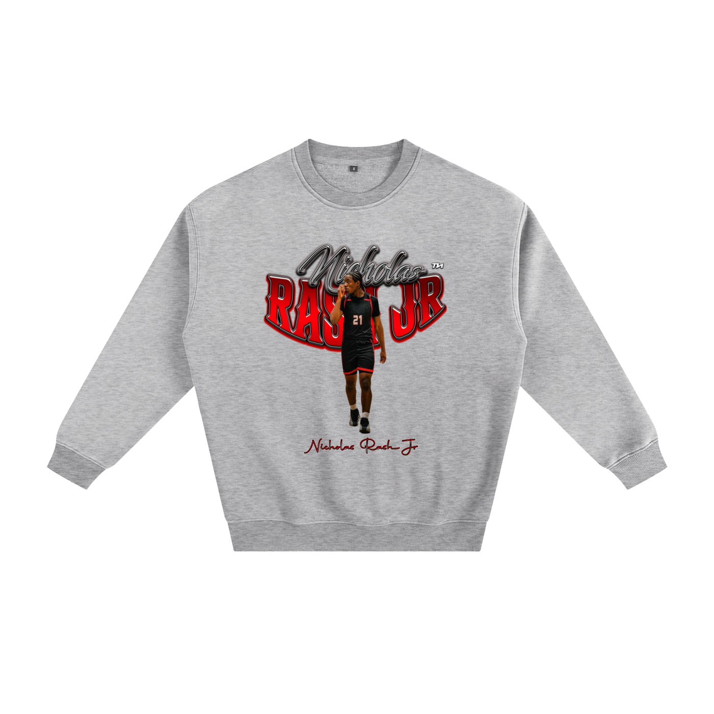 Nicholas Rash Jr  Fleeced Sweatshirt