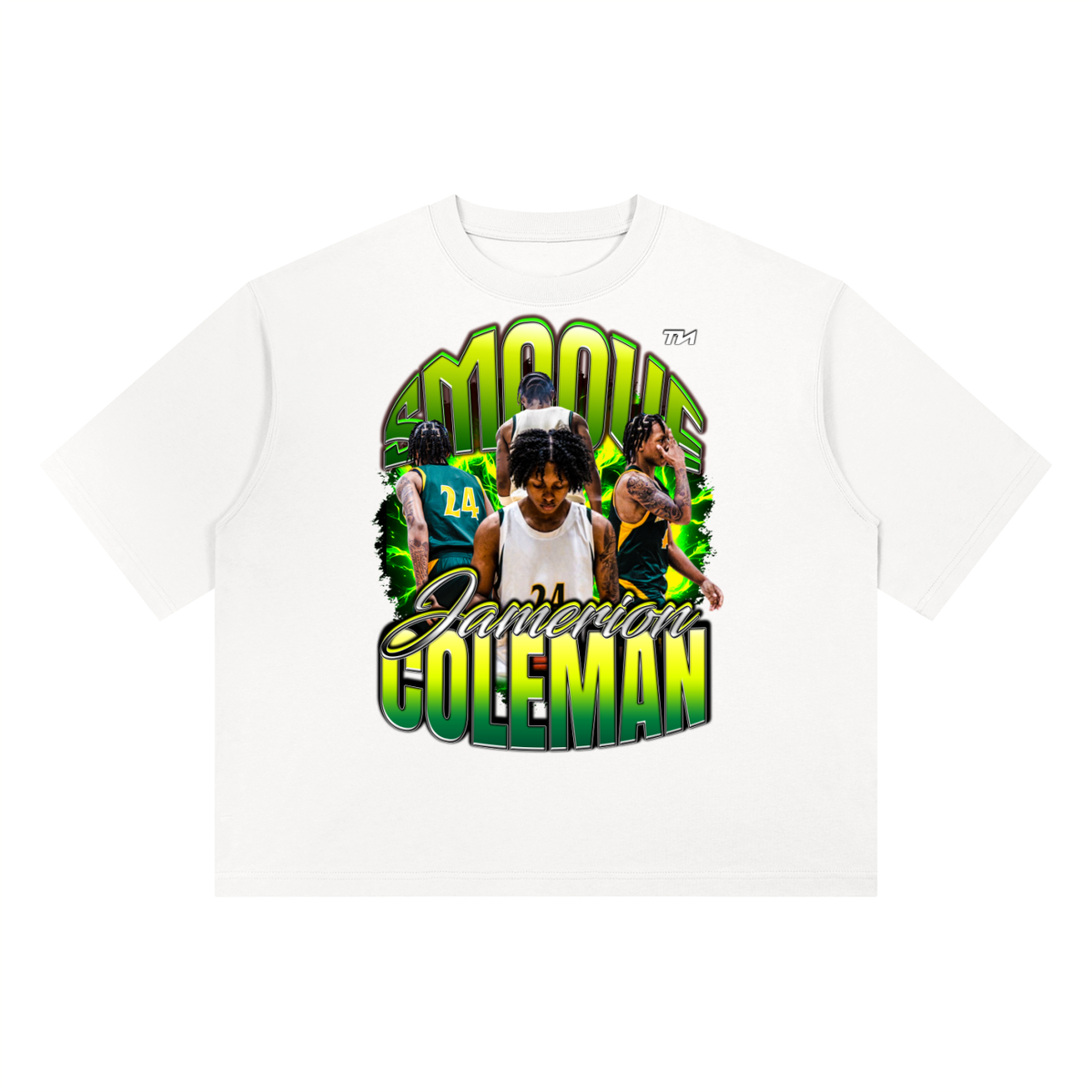 Jamerion Coleman Heavyweight Boxy T-Shirt