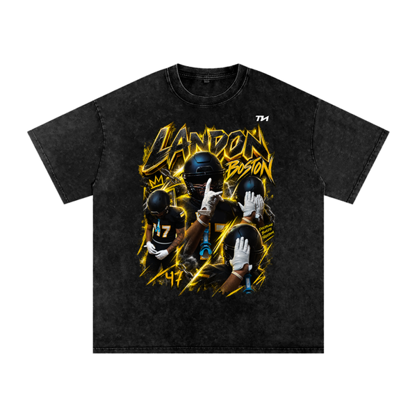 Landon Boston Washed Oversized T-Shirt