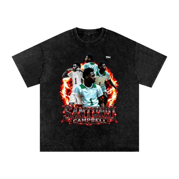 Santonio campbell Washed Oversized T-Shirt