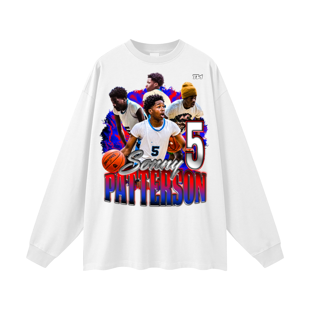 Sonny Patterson Oversized Long Sleeve T-Shirt