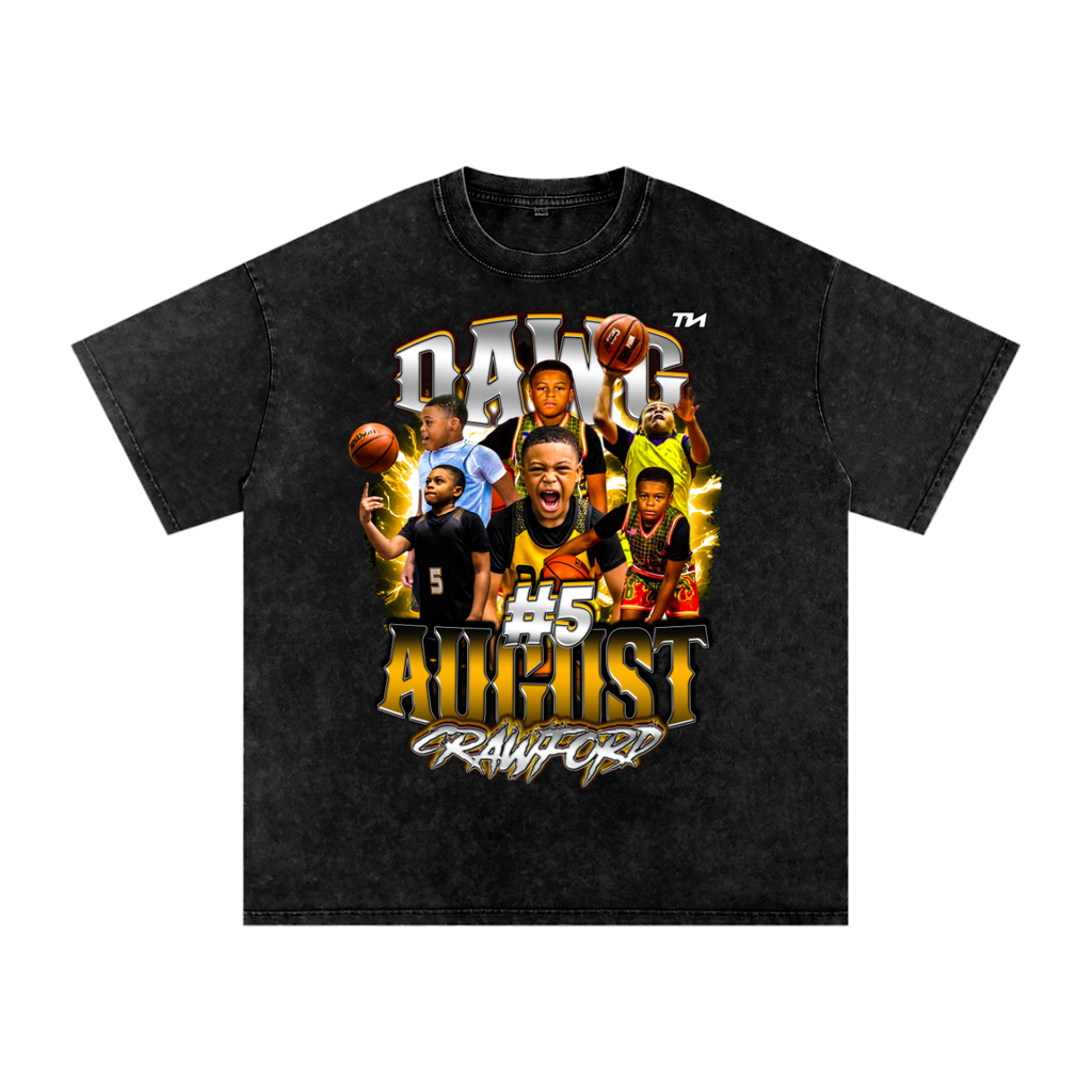 August Crawford Washed Oversized T-Shirt