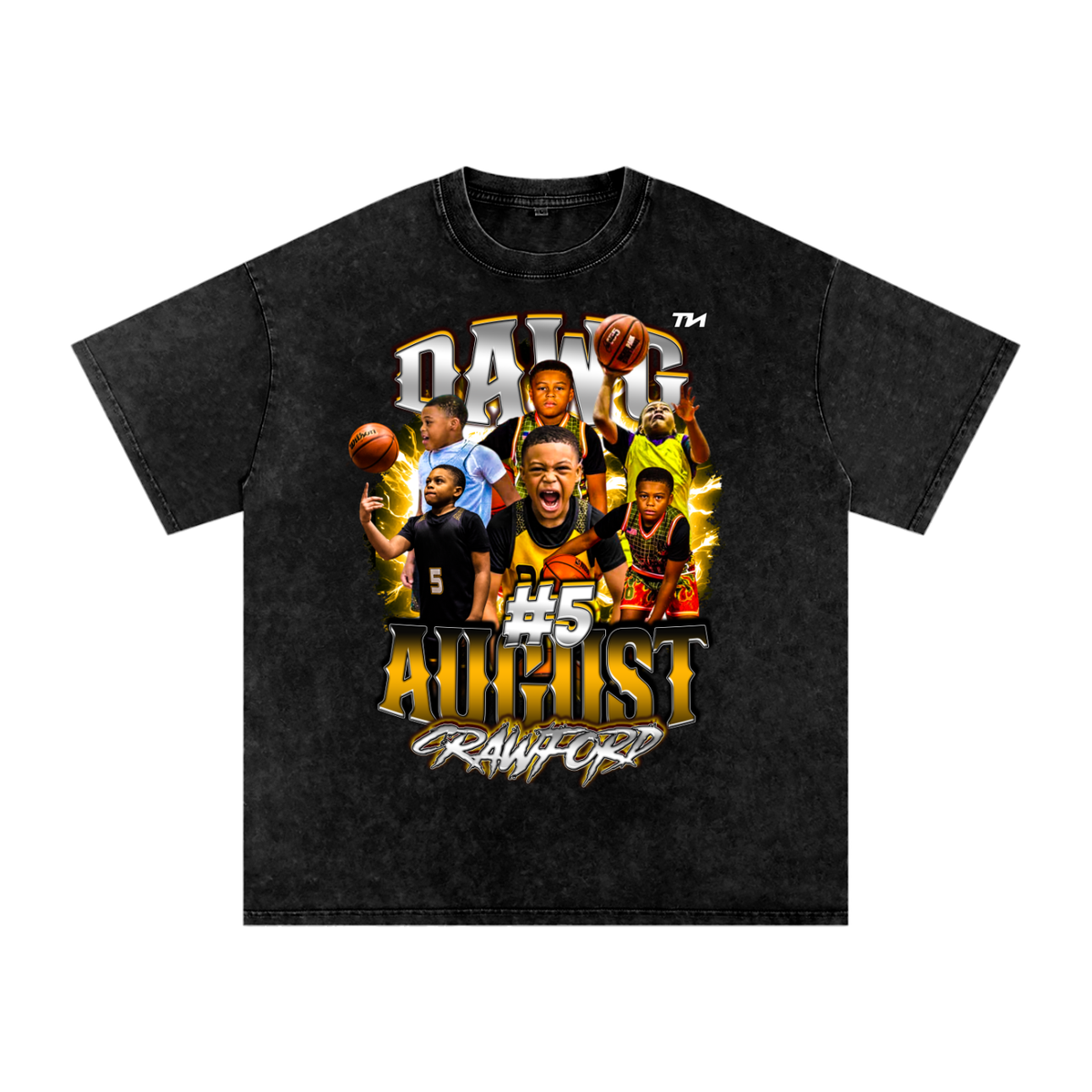 August Crawford Washed Oversized T-Shirt