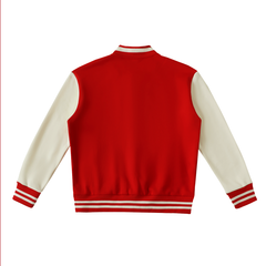 Larry McCarroll  Two-Tone Fleeced Varsity Jacket