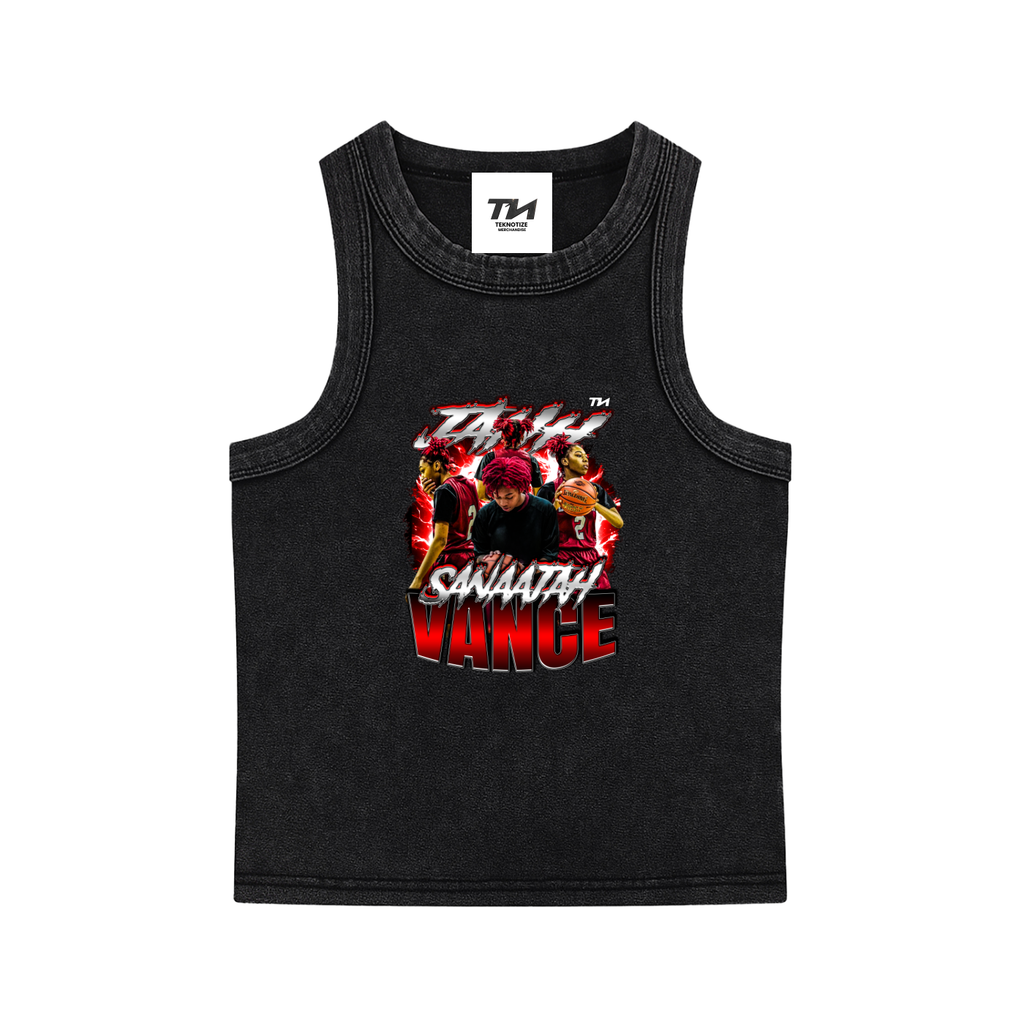 Sanaajah Vance Washed Tank Top