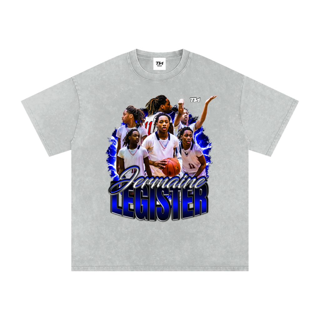 Jermaine legister Washed Oversized T-Shirt