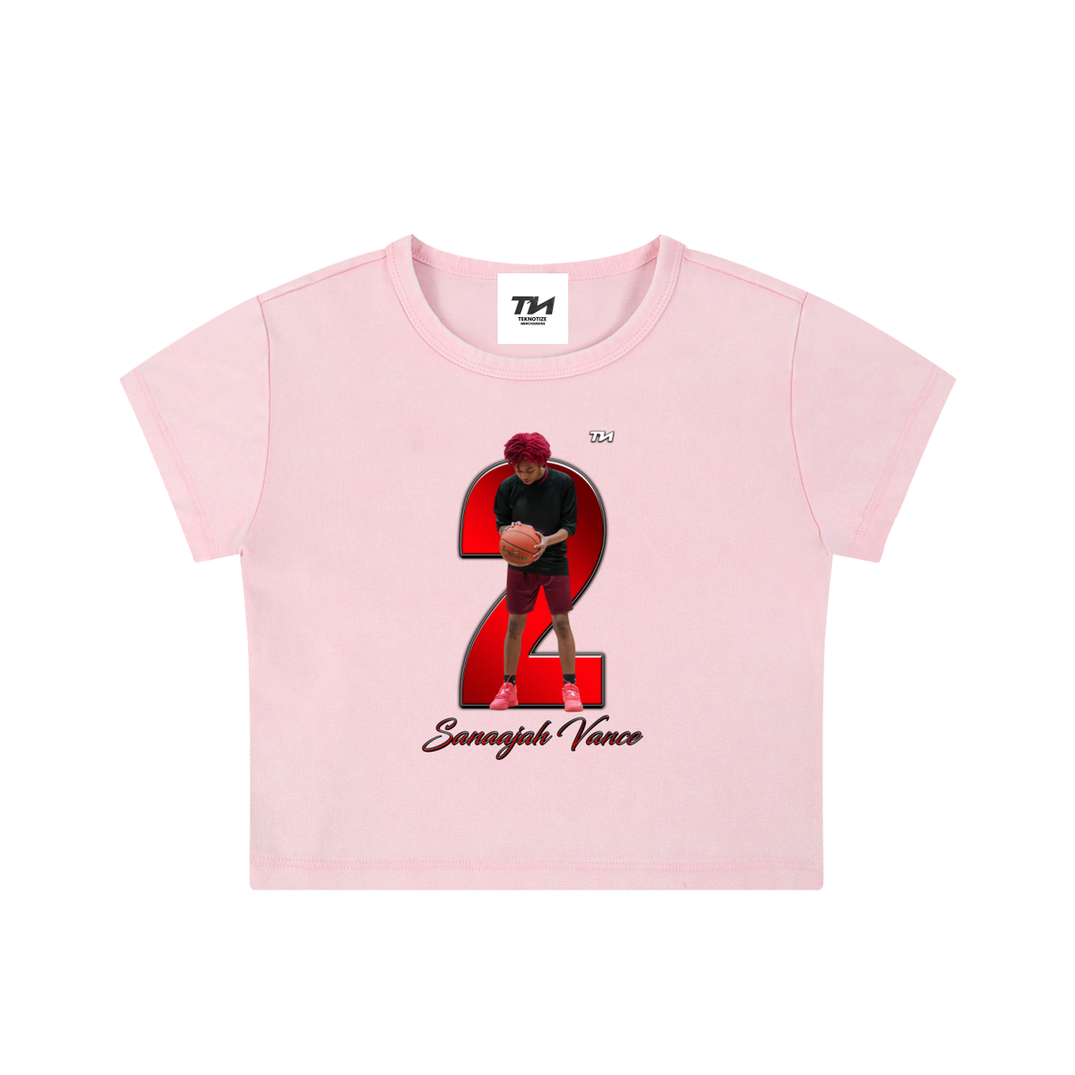 Sanaajah Vance Washed Crop Top