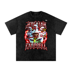 Jeremiah Campbell Washed Oversized T-Shirt