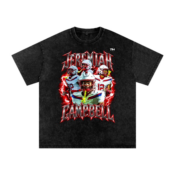 Jeremiah Campbell Washed Oversized T-Shirt