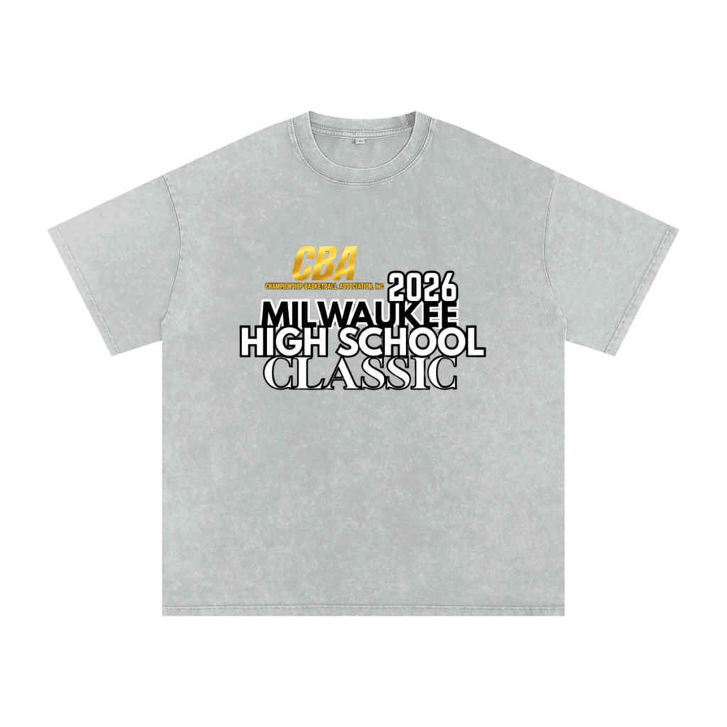 Championship Basketball Association Inc Washed Oversized T-Shirt