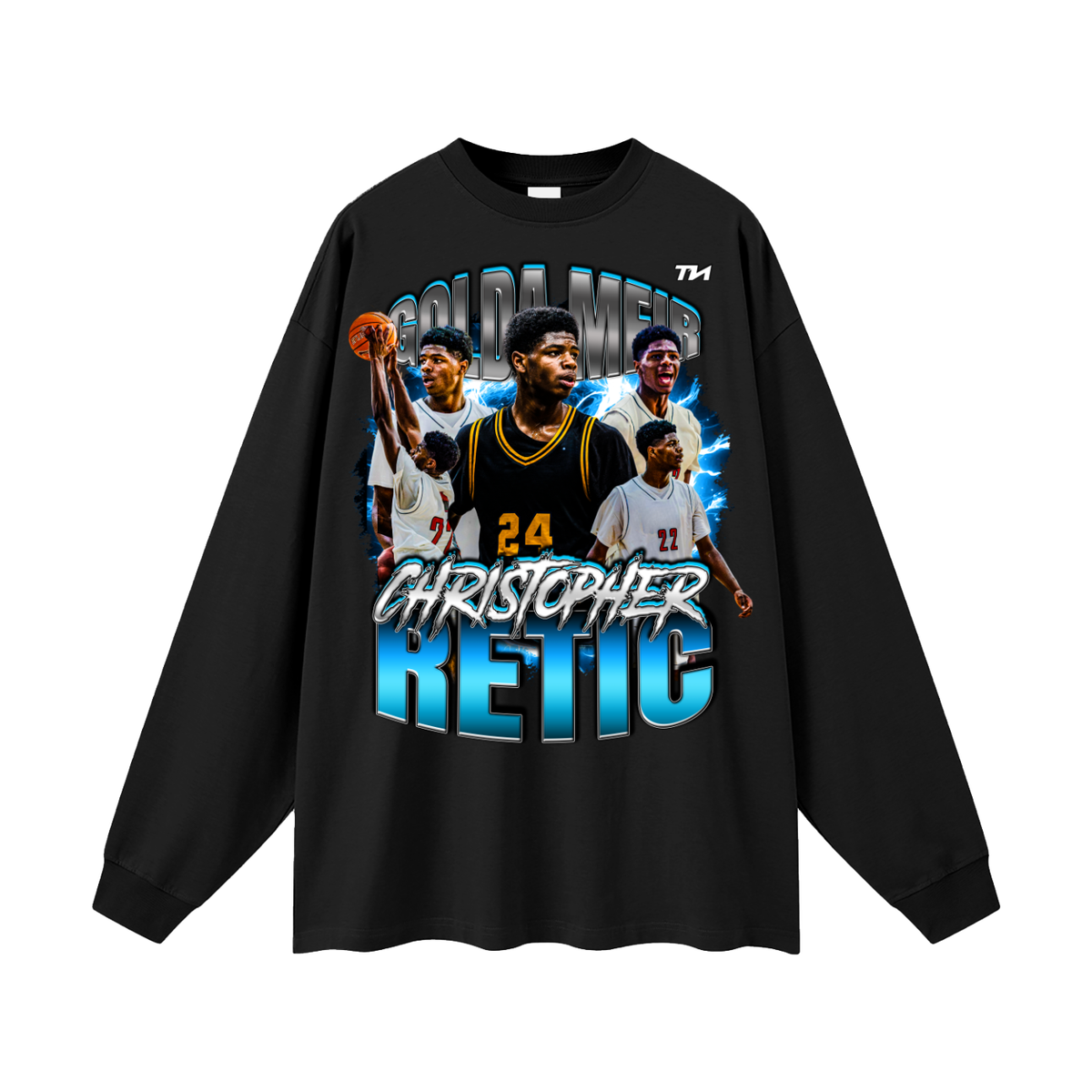 Christopher Retic Oversized Long Sleeve T-Shirt