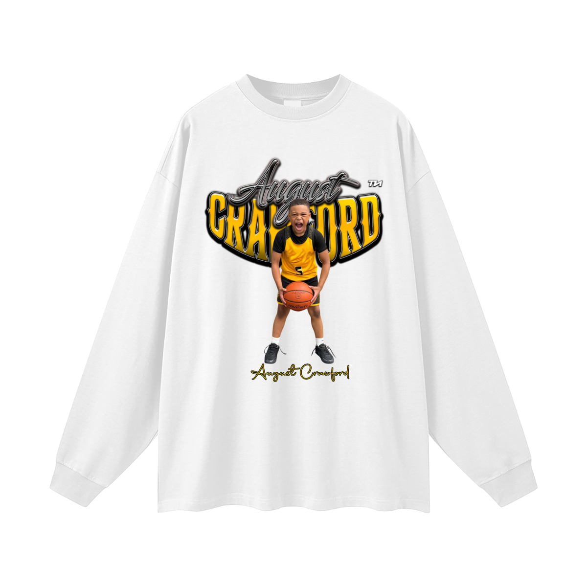 August Crawford Oversized Long Sleeve T-Shirt