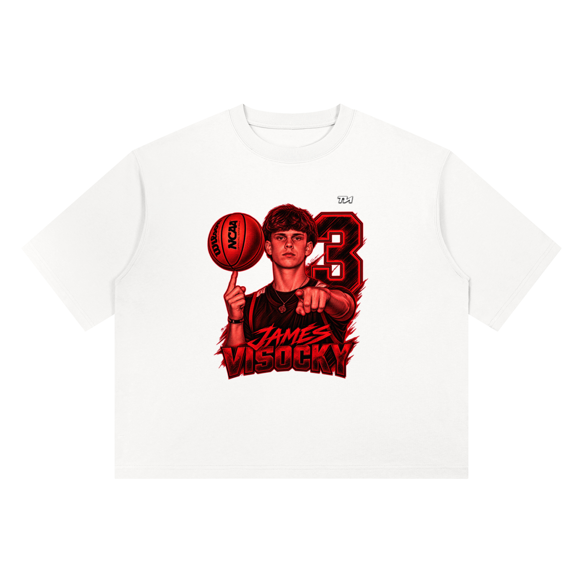 James Visocky Heavyweight Boxy T-Shirt
