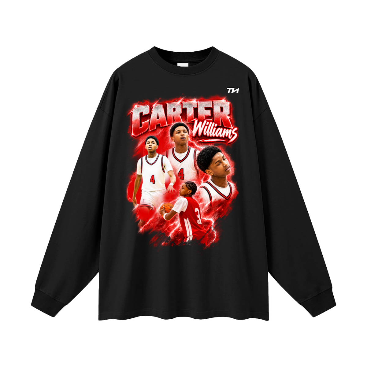 Carter Williams Oversized Long Sleeve T-Shirt