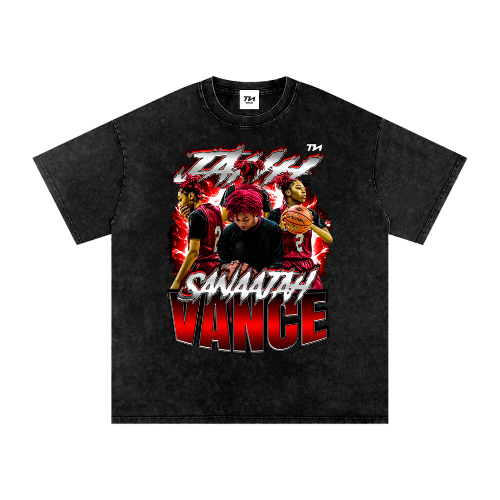 Sanaajah Vance Washed Oversized T-Shirt