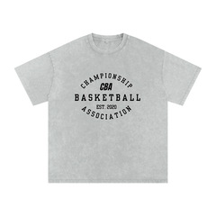 Championship Basketball Association Inc Washed Oversized T-Shirt