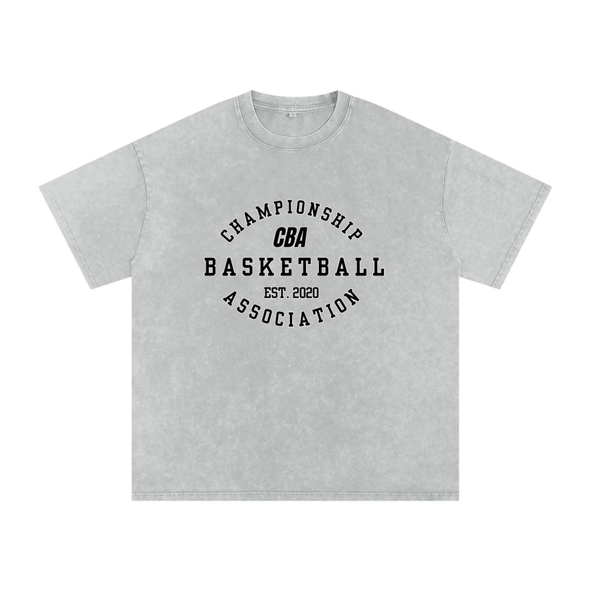 Championship Basketball Association Inc Washed Oversized T-Shirt