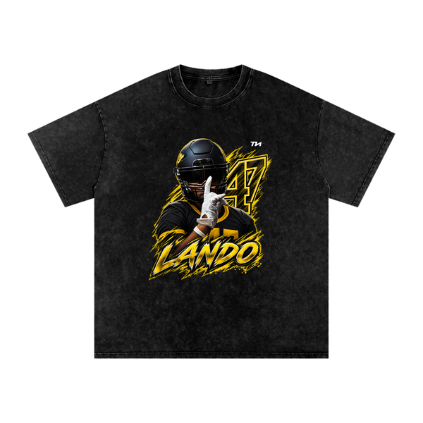 Landon Boston Washed Oversized T-Shirt