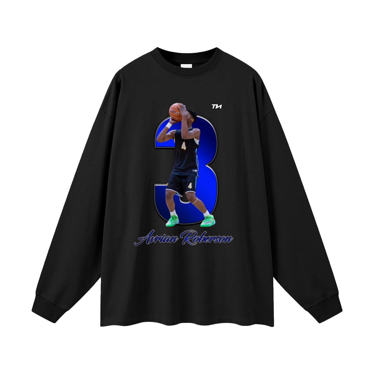 Avrian Roberson Oversized Long Sleeve T-Shirt