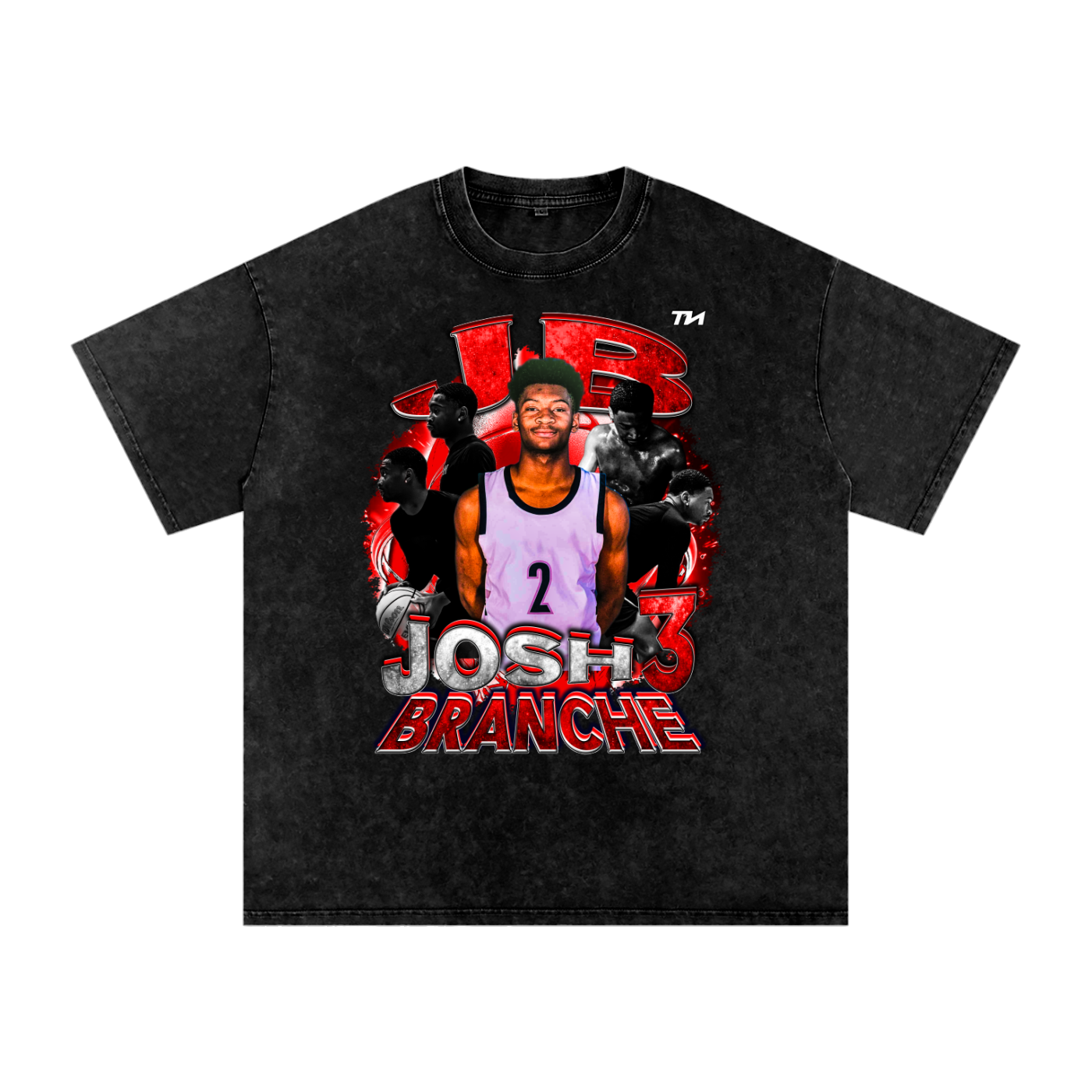 Josh Branche Washed Oversized T-Shirt