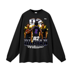 Dijuan williams Oversized Long Sleeve T-Shirt