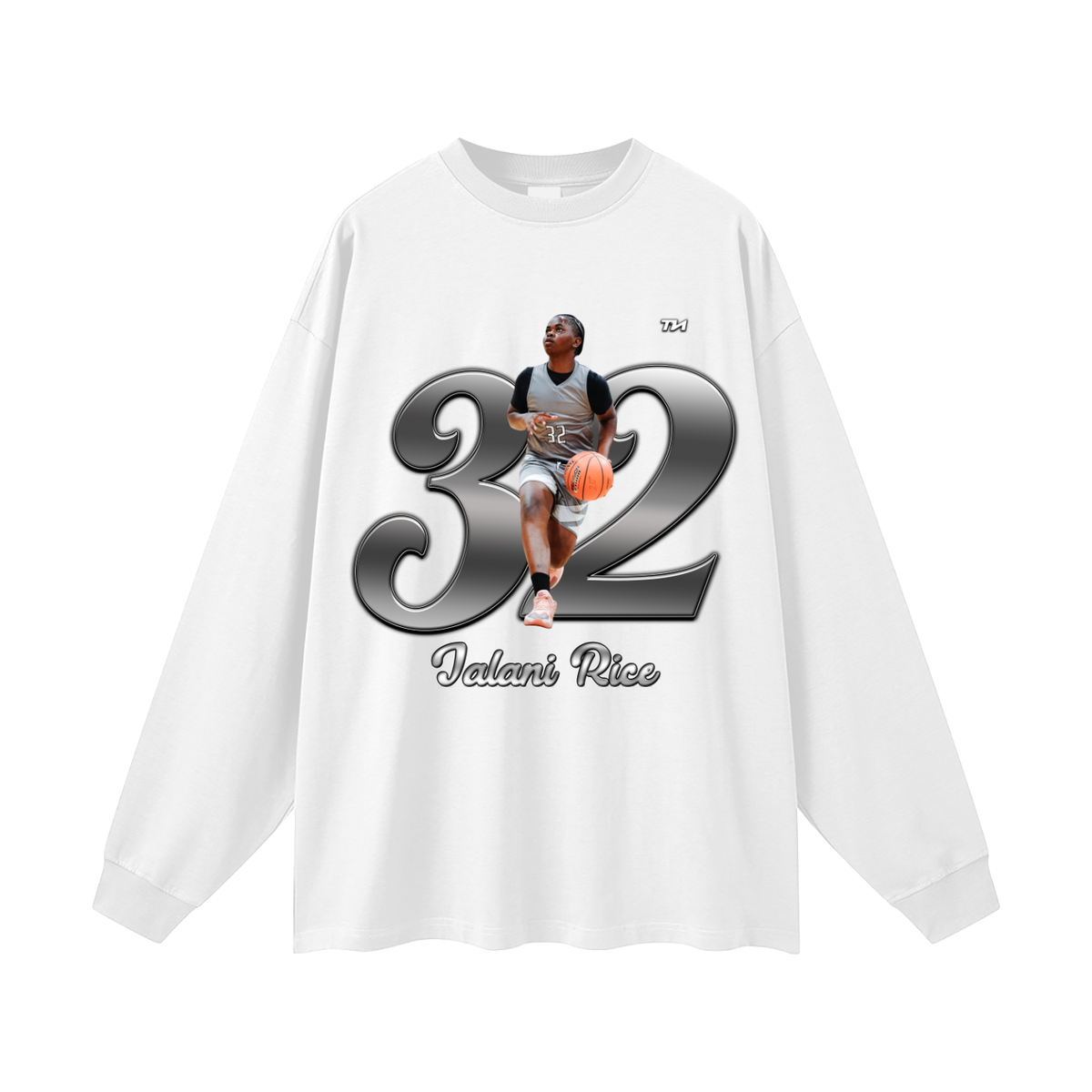 Jalani rice Oversized Long Sleeve T-Shirt