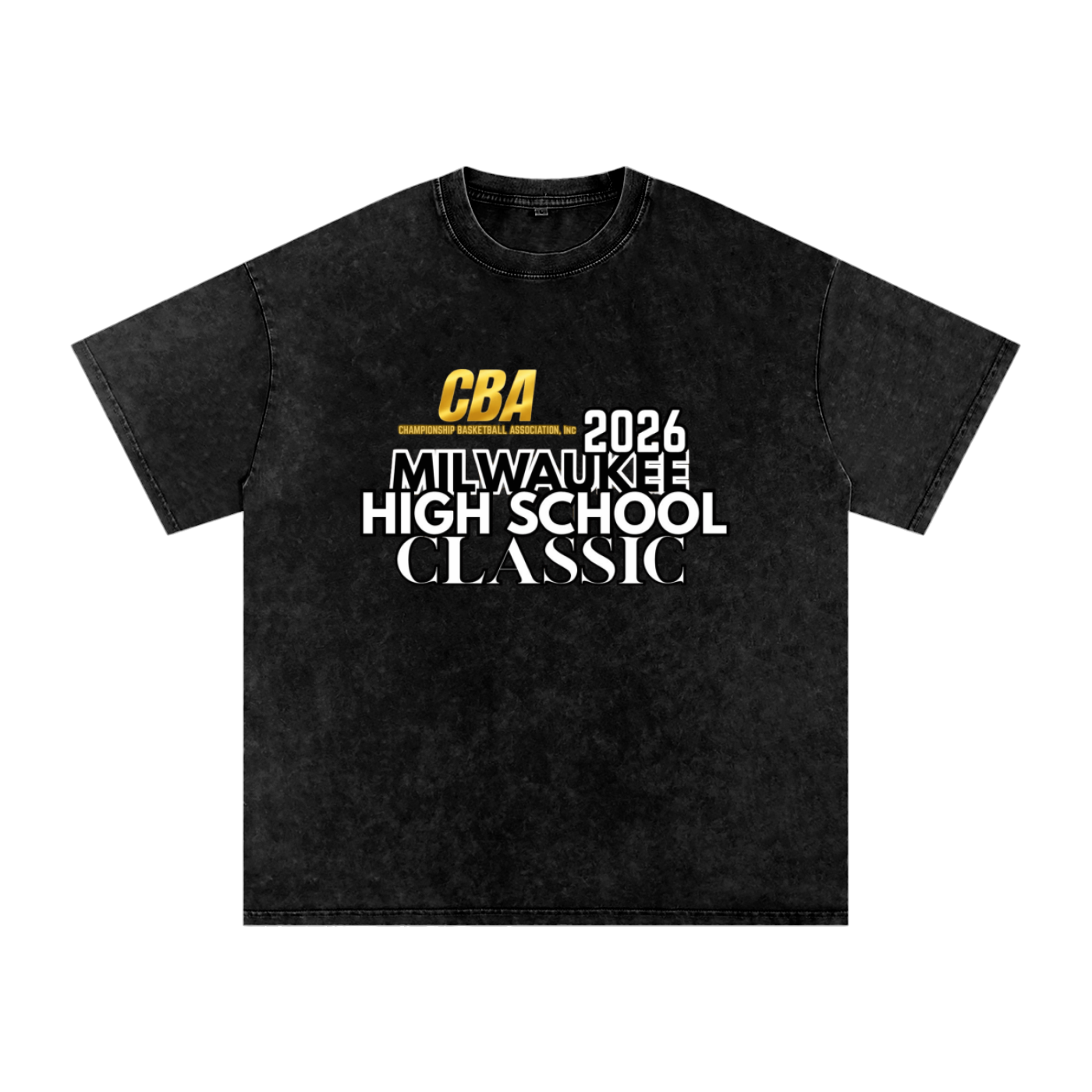 Championship Basketball Association Inc Washed Oversized T-Shirt