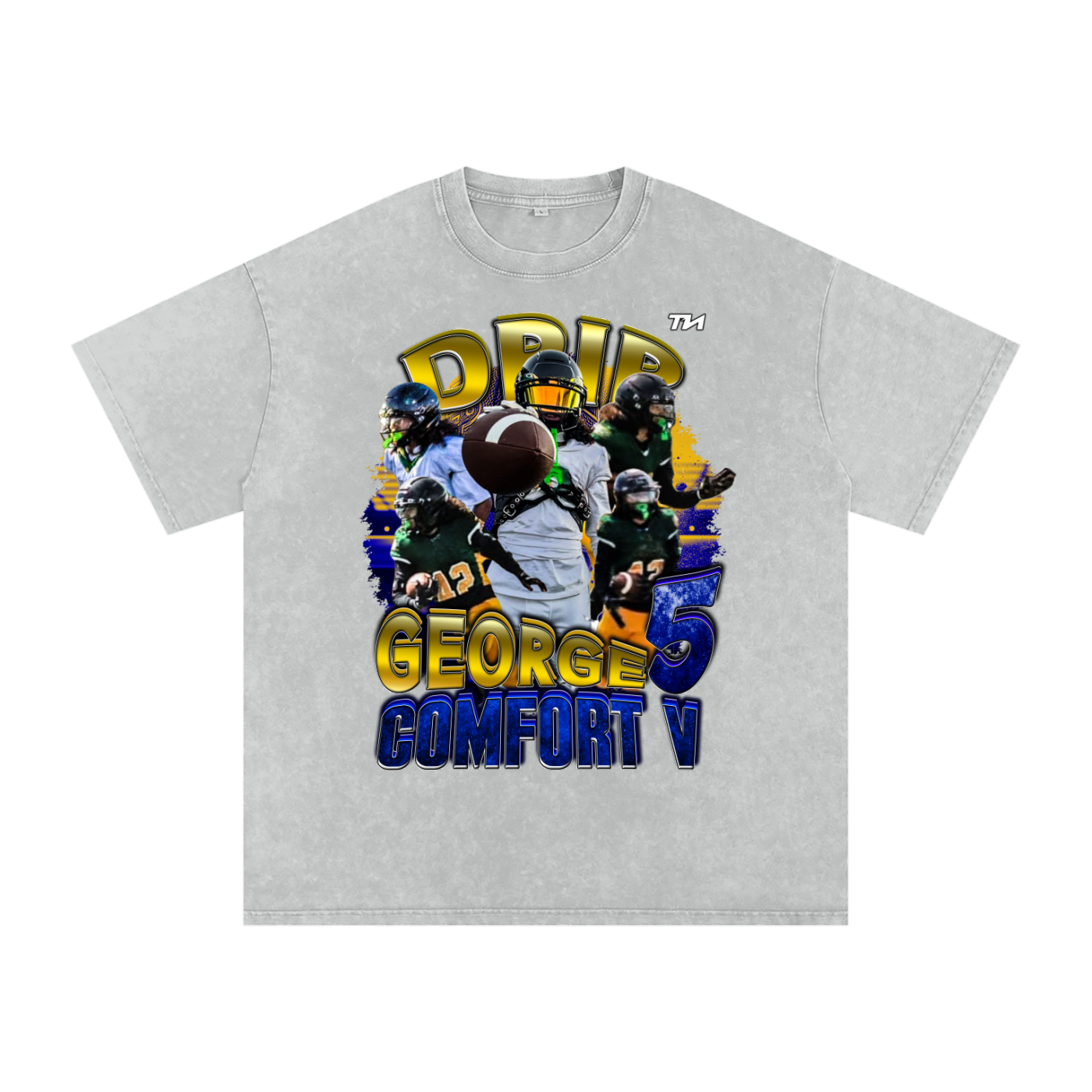 George Comfort Washed Oversized T-Shirt