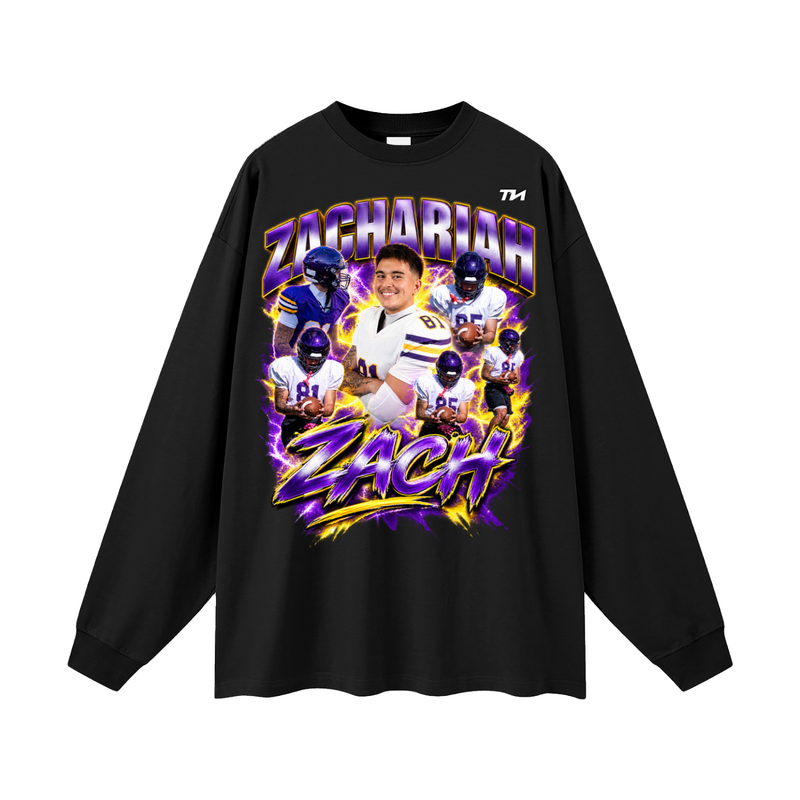 Zachariah Oversized Long Sleeve T-Shirt