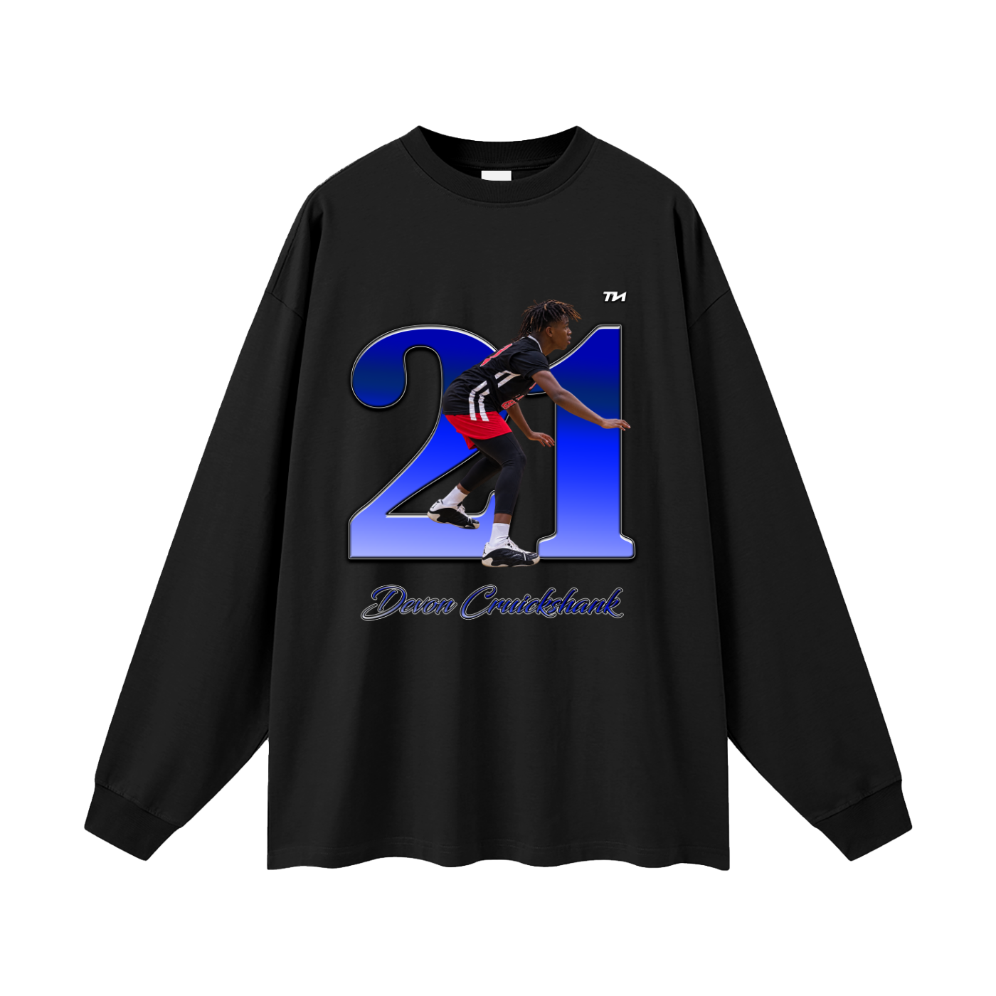 Devon Cruickshank Oversized Long Sleeve T-Shirt