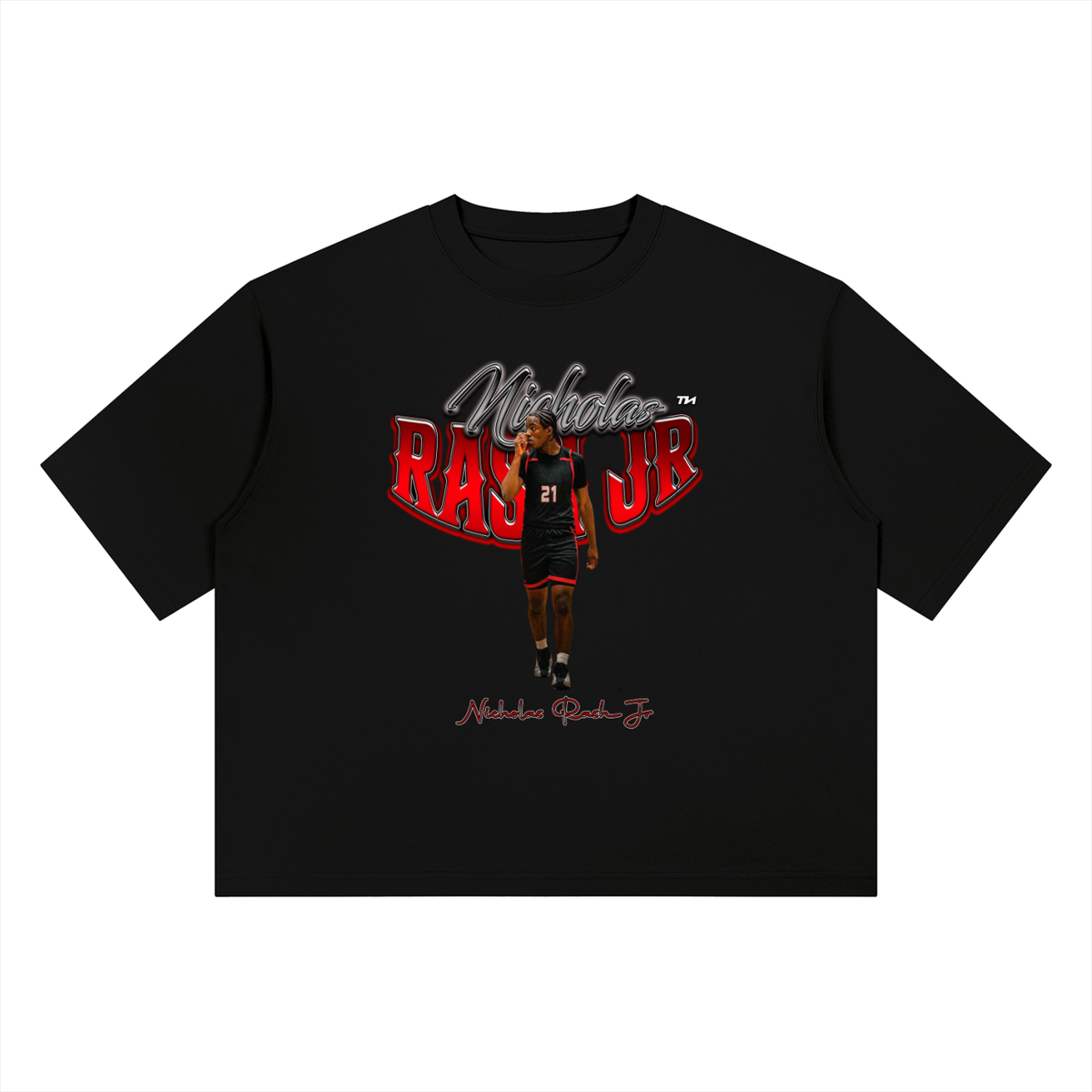 Nicholas Rash Jr Heavyweight Boxy T-Shirt