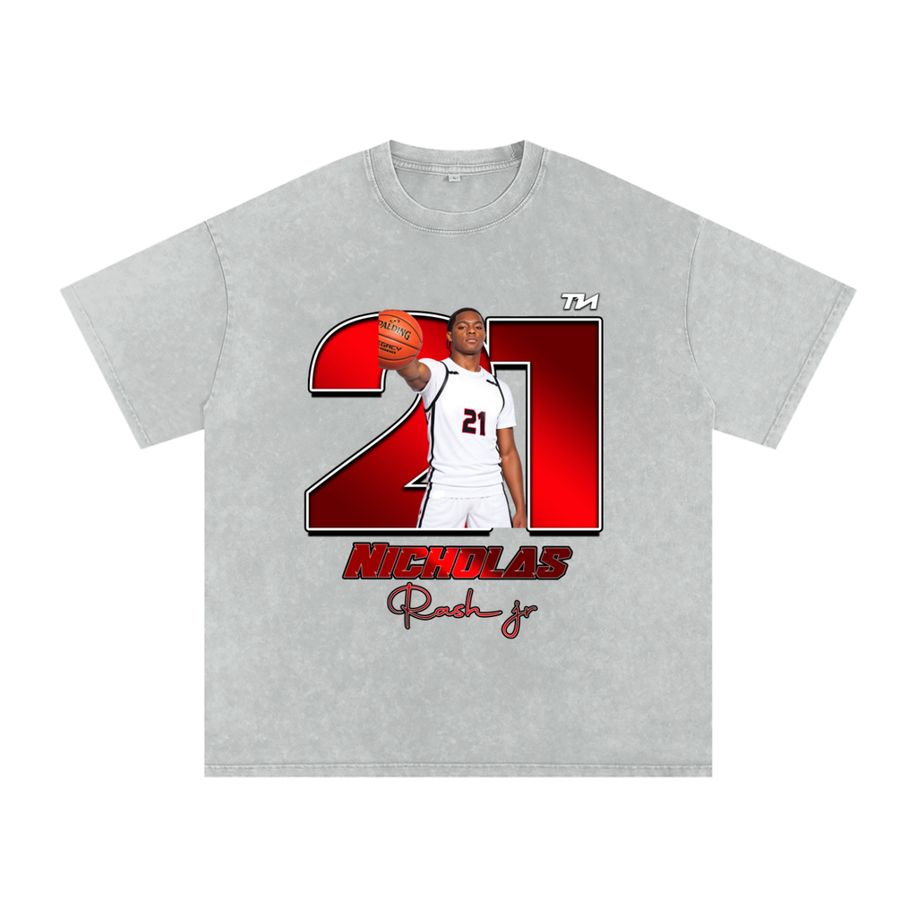 Nicholas Rash Jr Washed Oversized T-Shirt