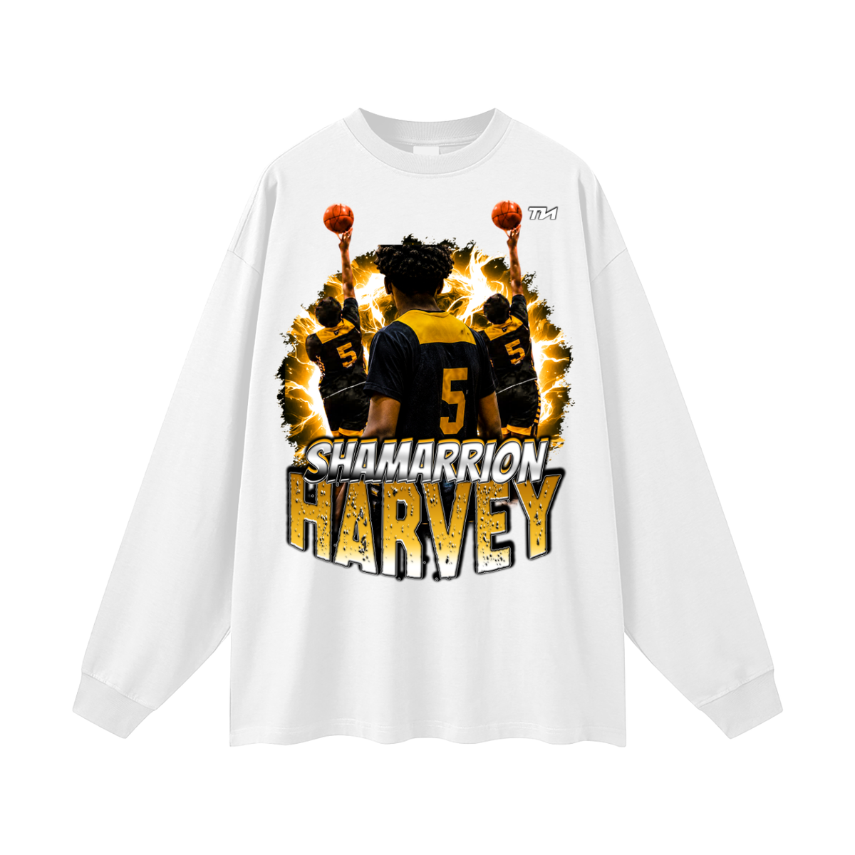 Shamarrion Harvey Oversized Long Sleeve T-Shirt