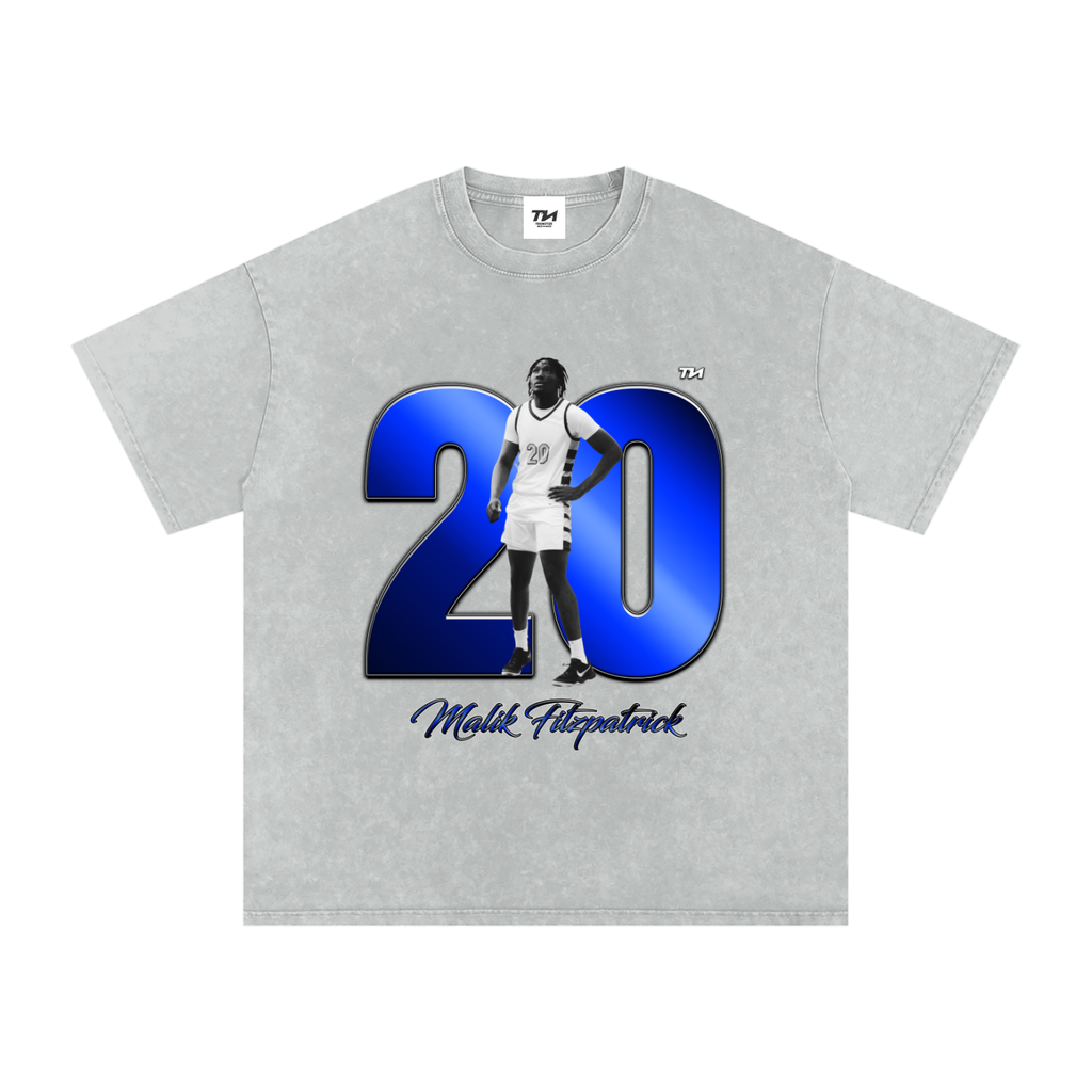 Malik Fitzpatrick Washed Oversized T-Shirt