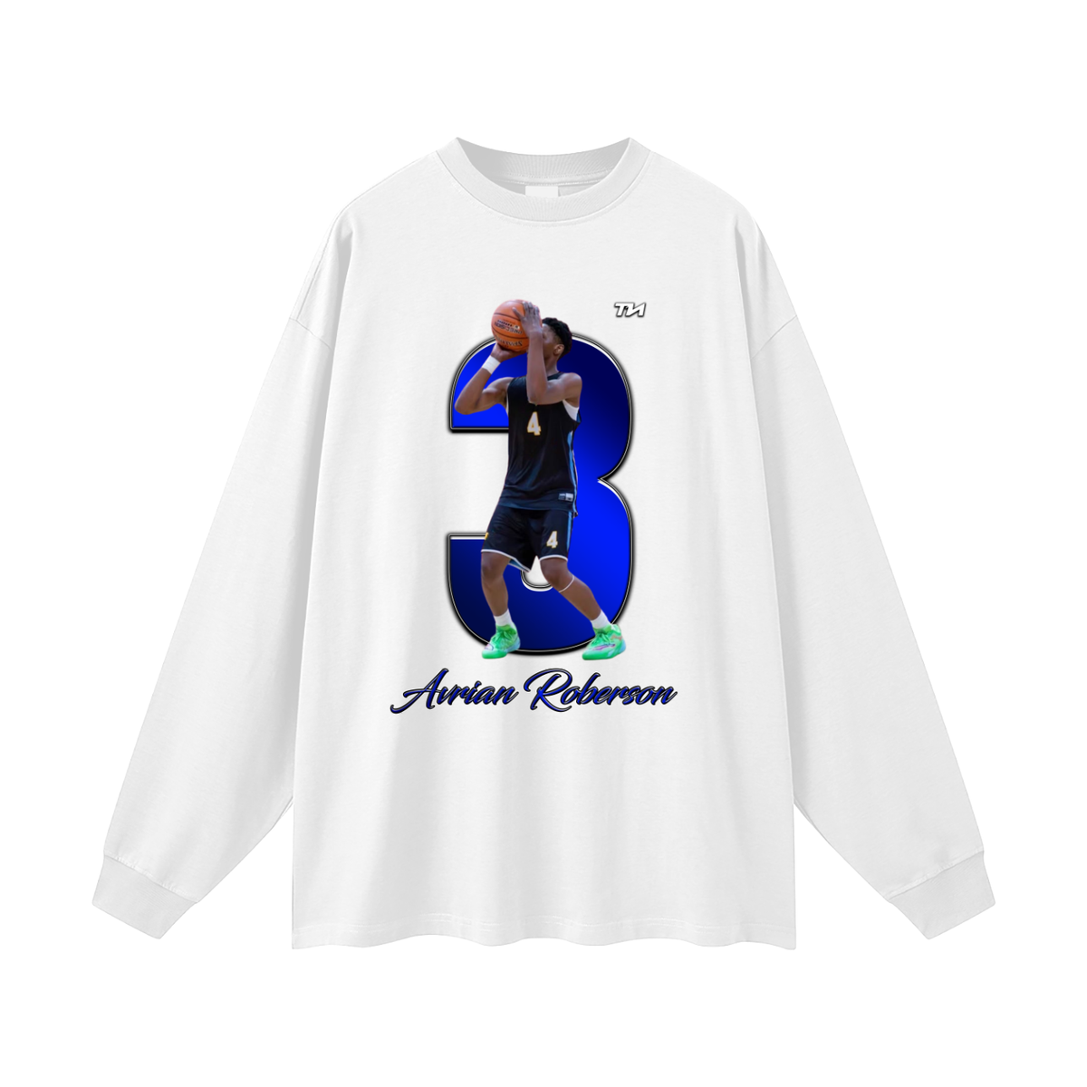 Avrian Roberson Oversized Long Sleeve T-Shirt