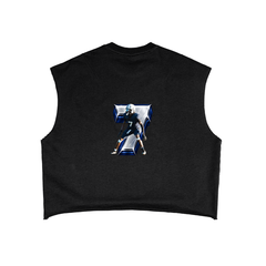 Saftey front and back Print Tank Top