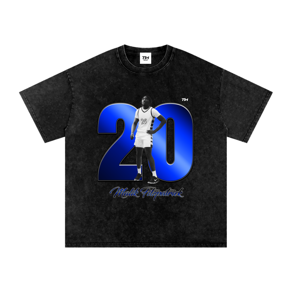 Malik Fitzpatrick Washed Oversized T-Shirt