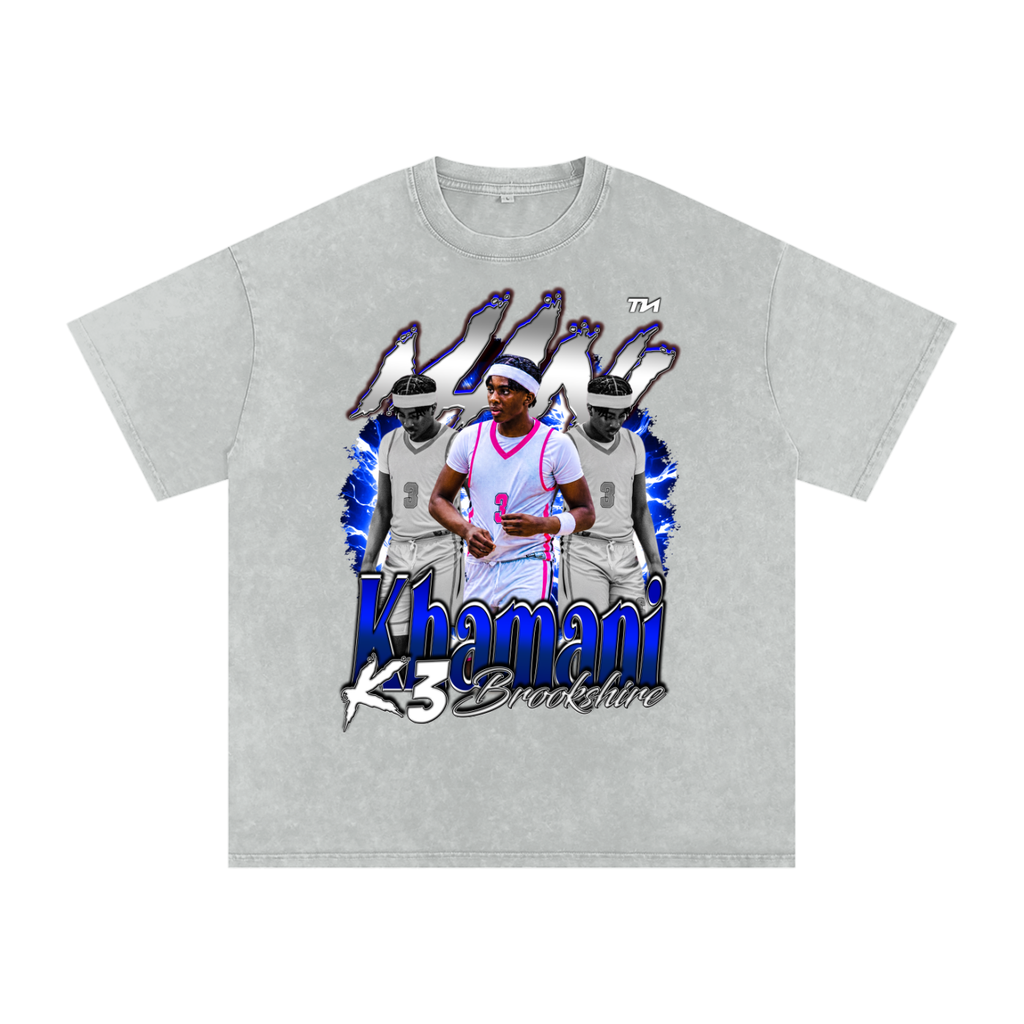 Khamani Brookshire Washed Oversized T-Shirt