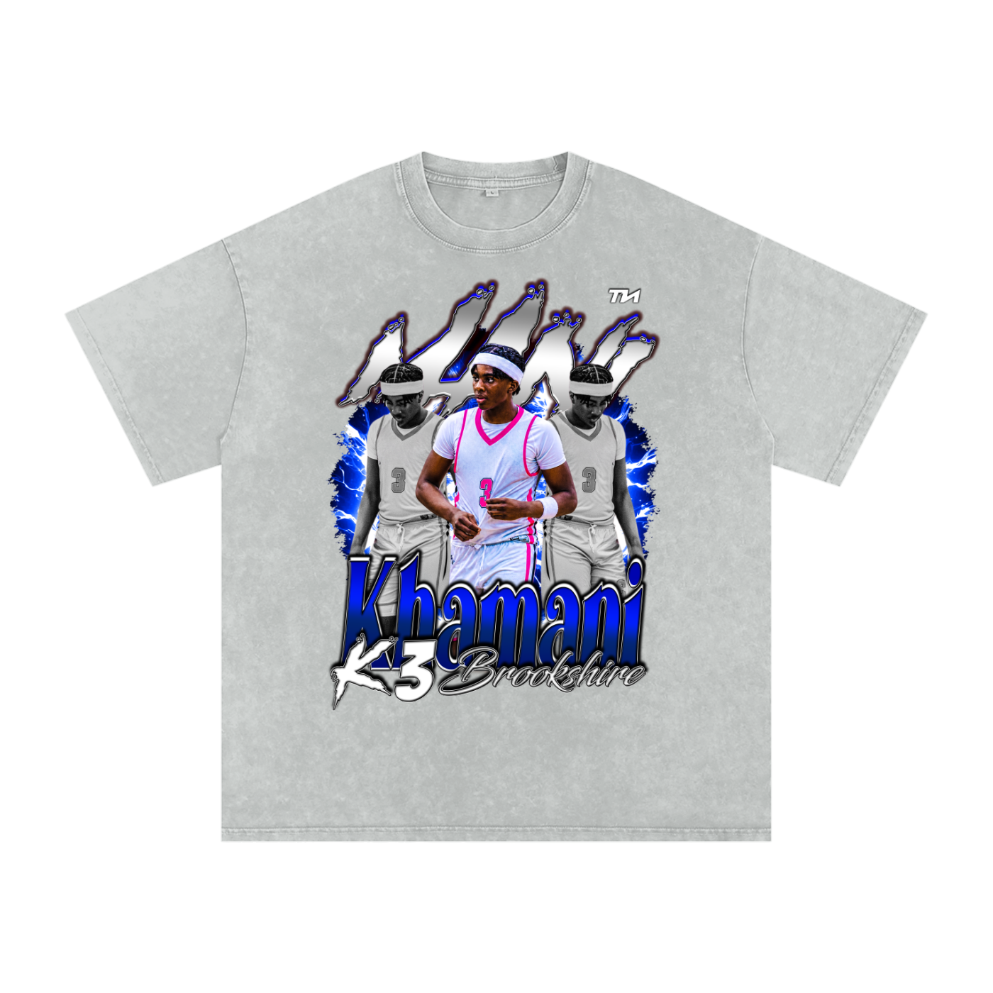 Khamani Brookshire Washed Oversized T-Shirt