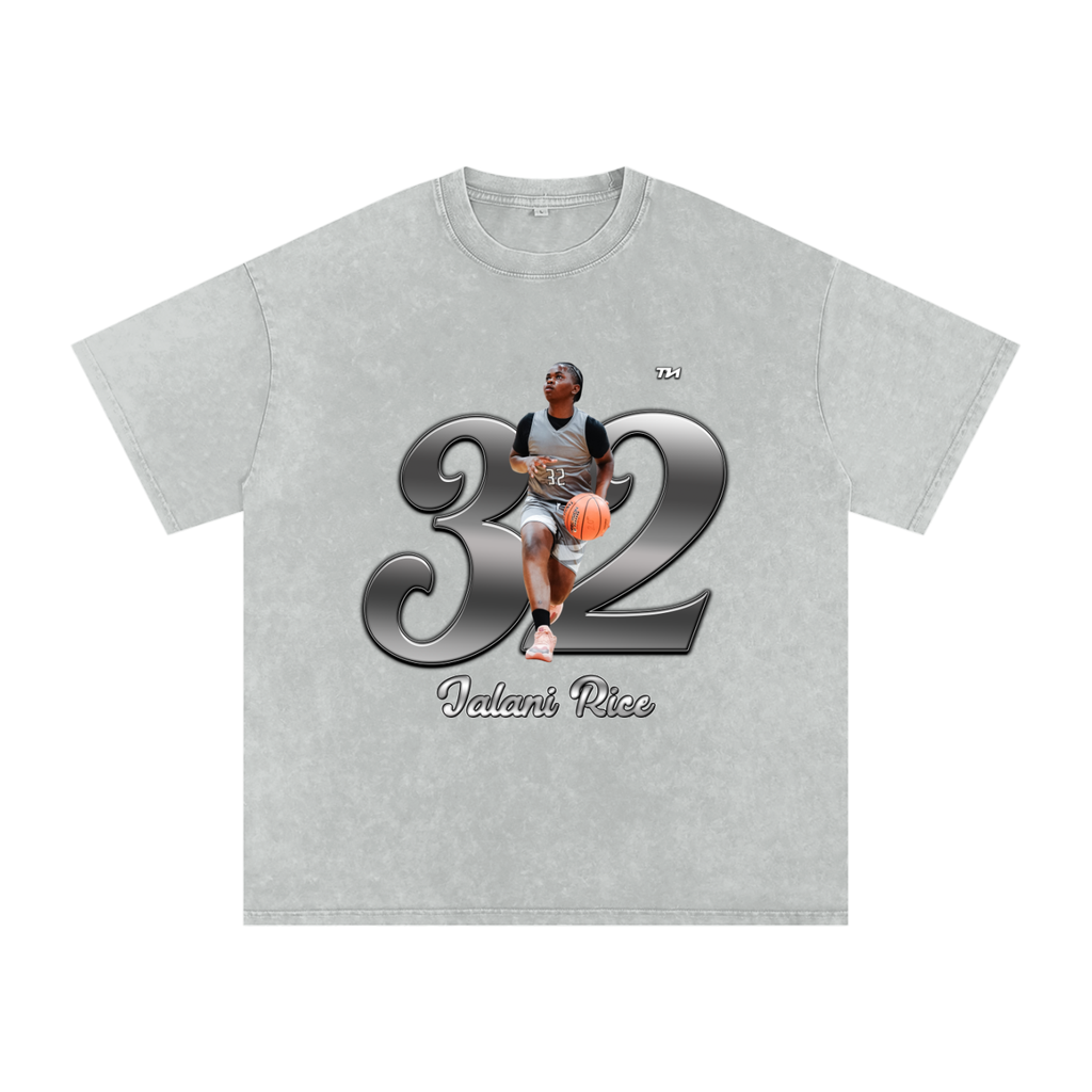 Jalani rice Washed Oversized T-Shirt