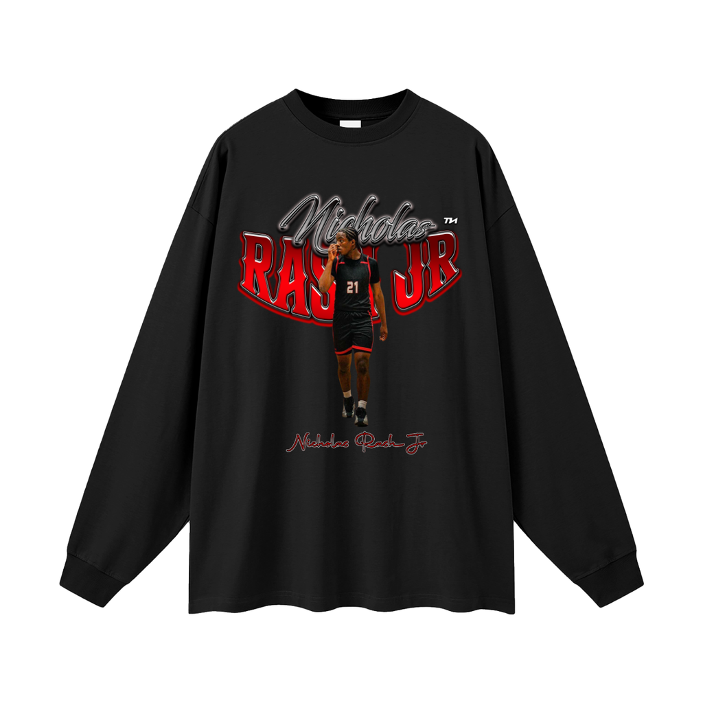Nicholas Rash Jr Oversized Long Sleeve T-Shirt