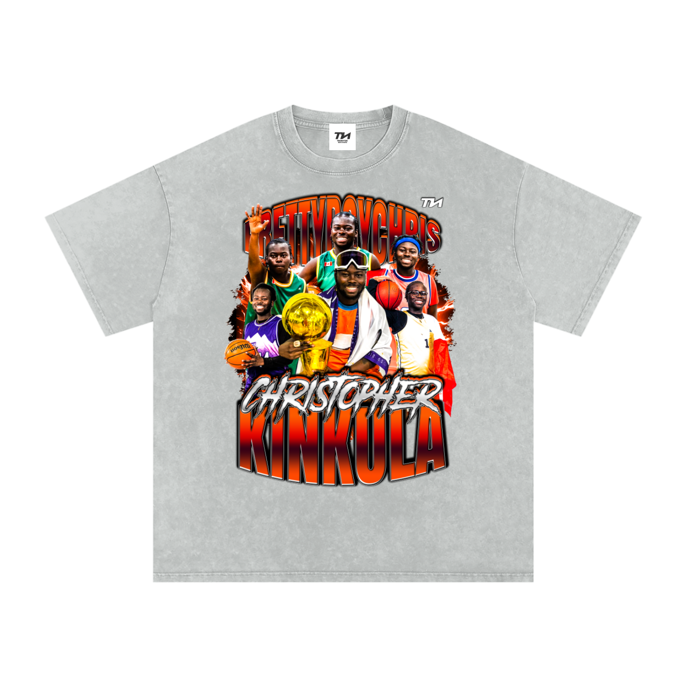 Christopher Kinkula Washed Oversized T-Shirt