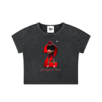 Sanaajah Vance Washed Crop Top