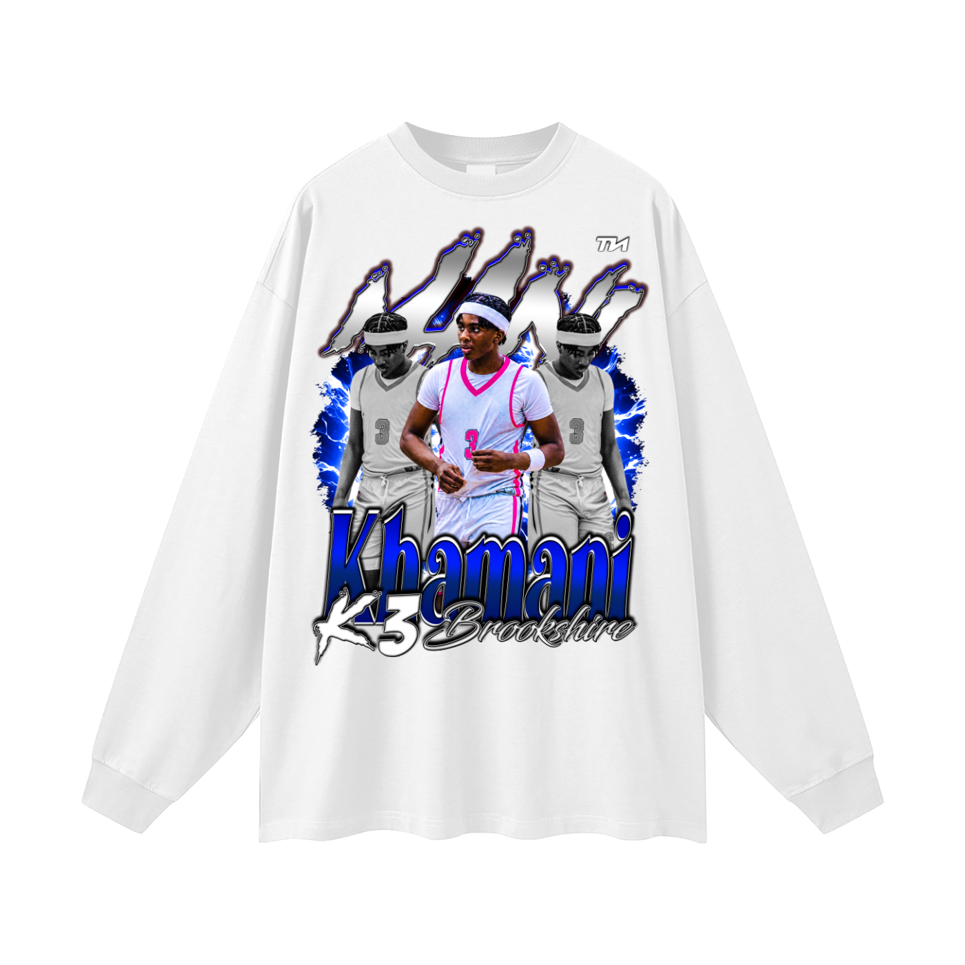 Khamani Brookshire Oversized Long Sleeve T-Shirt