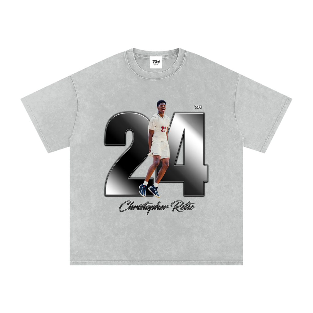 Christopher Retic Washed Oversized T-Shirt