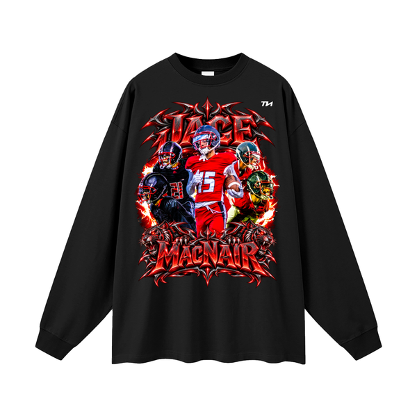 Jace MacNair  Oversized Long Sleeve T-Shirt
