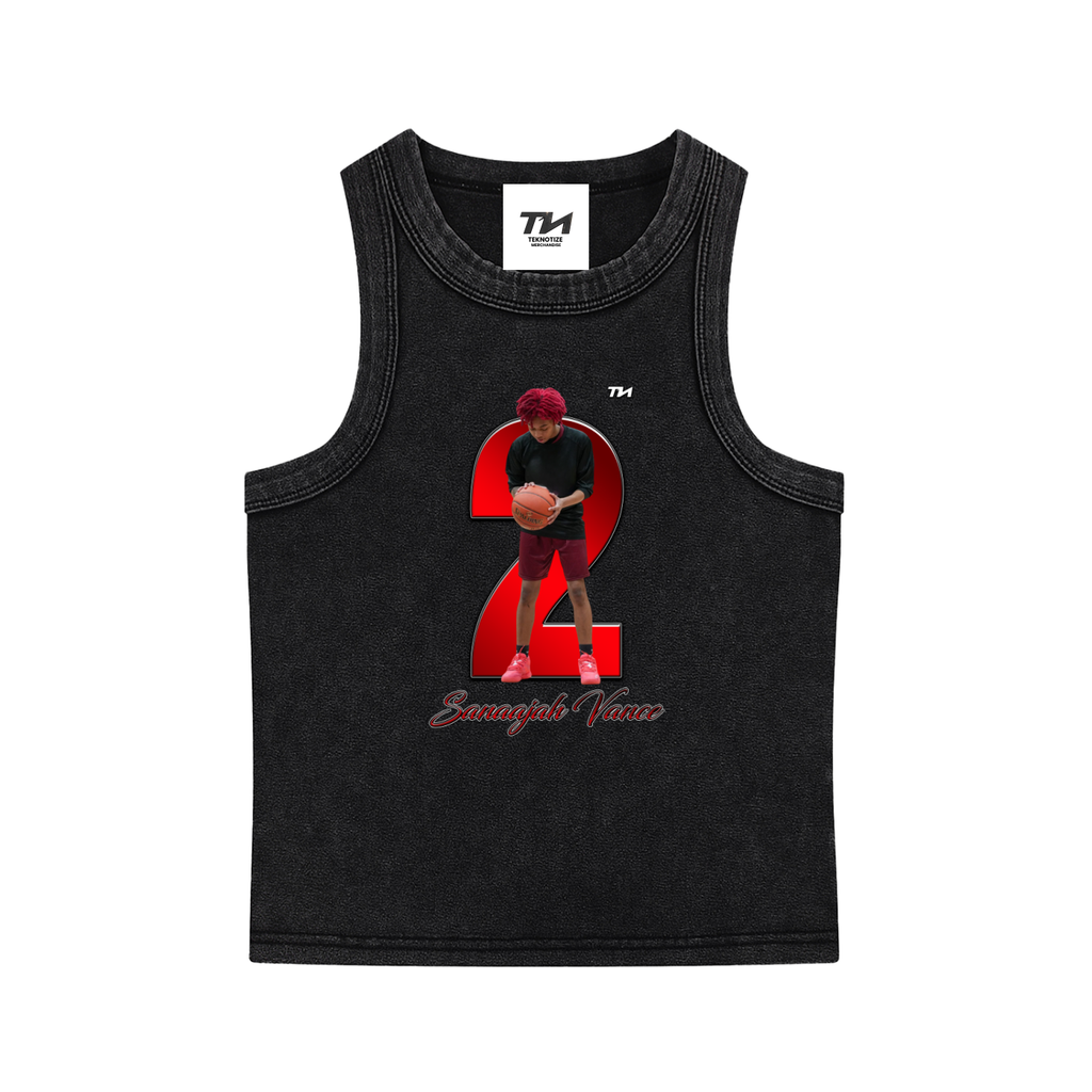 Sanaajah Vance Washed Tank Top